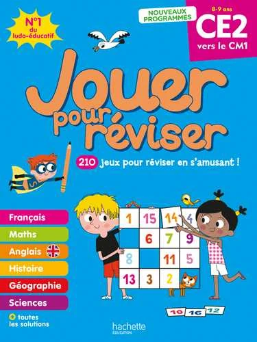Jouer pour réviser — CE2 → CM1 : couverture du cahier