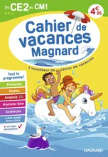 Magnard — CE2 → CM1 : couverture du cahier