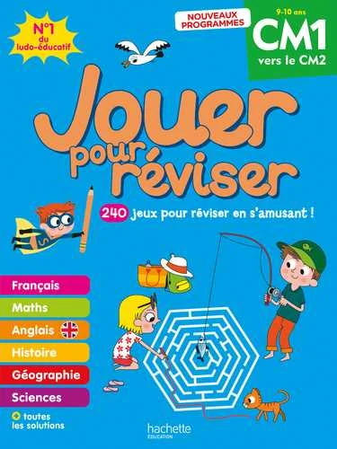 Jouer pour réviser — CM1 → CM2 : couverture du cahier